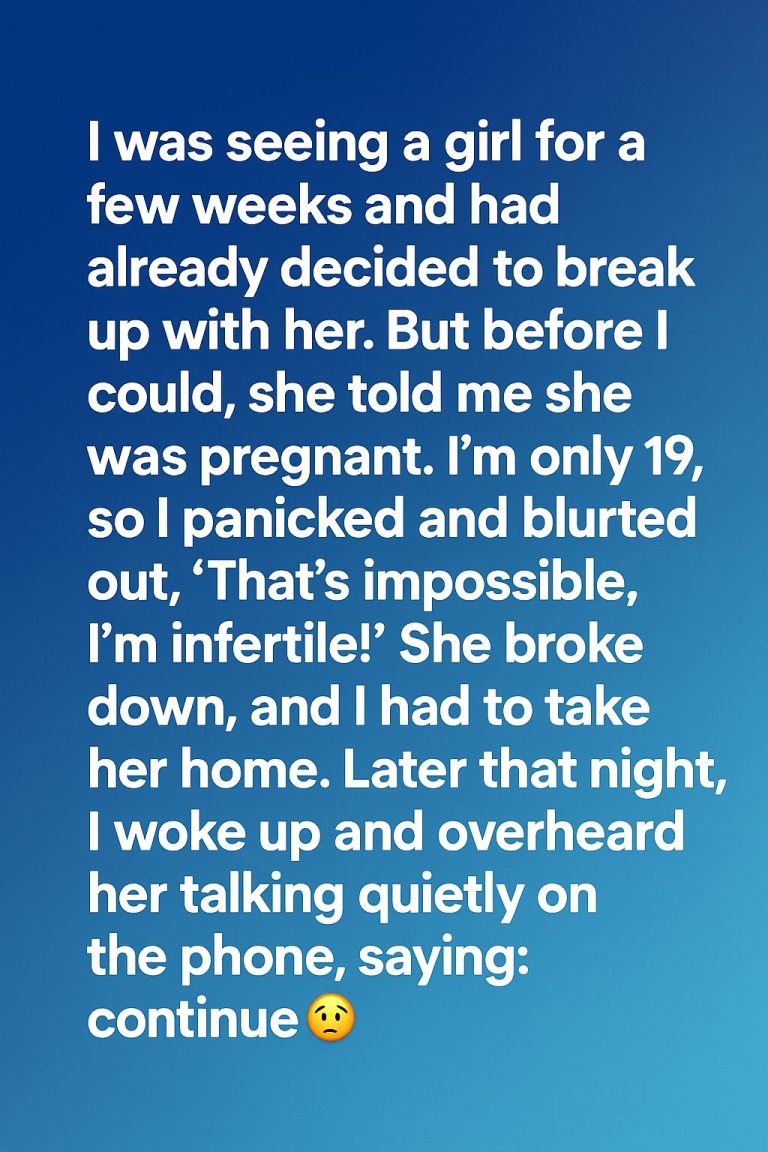 I Planned to Break Up With Her, but What I Heard That Night Changed Everything