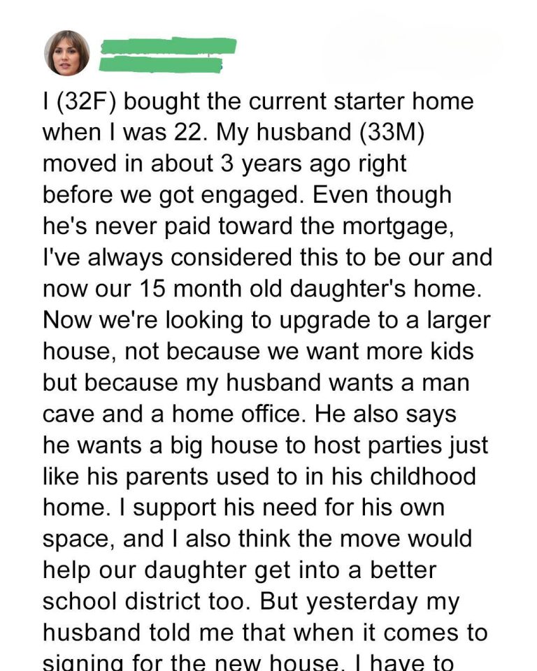 My Husband Urged Me to Sell My House to Buy a Bigger One – Then Made a Surprising Request