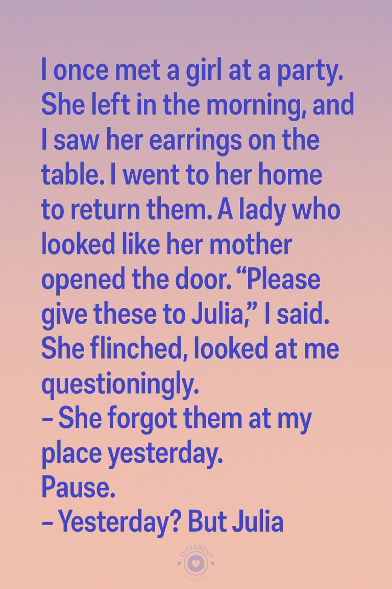 A Stranger Returned Her Earrings—Then I Learned the Truth