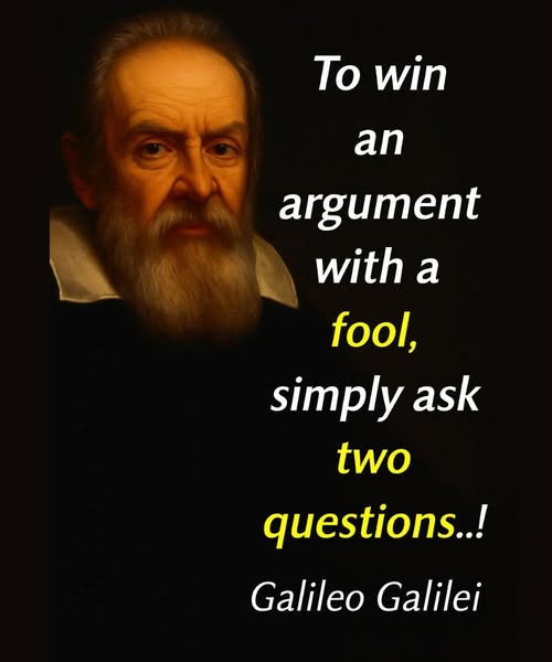 Galileo Galilei didn’t just transform science – he also left behind a masterclass in handling ignorance.
