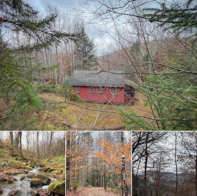 Hunting Camp with 13.2 Acres in Stockbridge, Vermont