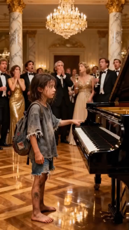 Hungry and Alone, She Played the Piano — The Surprise That Followed Moved Everyone