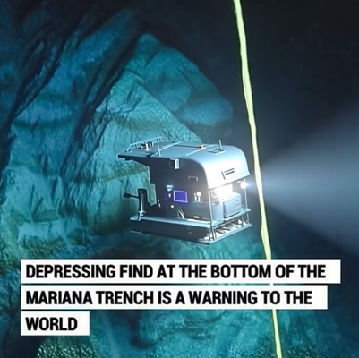 “Deep Sea Pollution: Plastic Discovered in the Mariana Trench Raises Environmental Alarms”