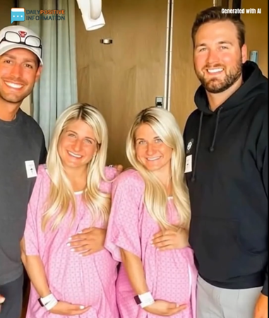 Twin Sisters Welcome Baby Boys Just Hours Apart — The Newborns Look Like a Genetic Wonder