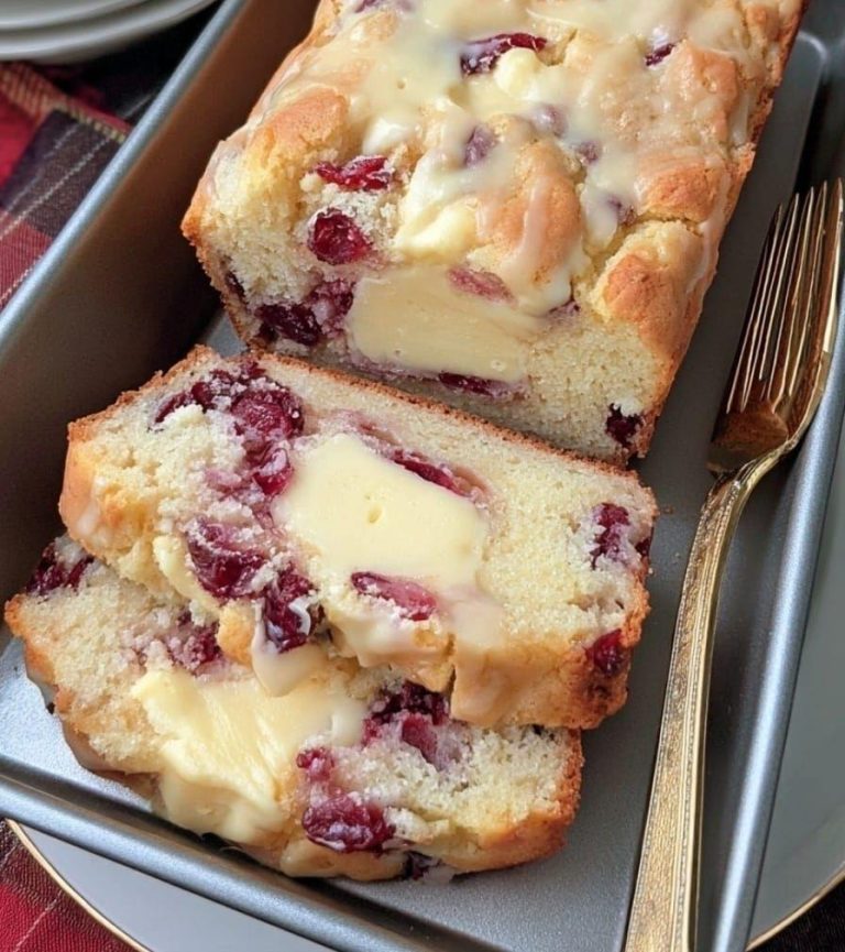 Cream Cheese Cranberry Loaf Recipe – Moist, Tangy, and Irresistible