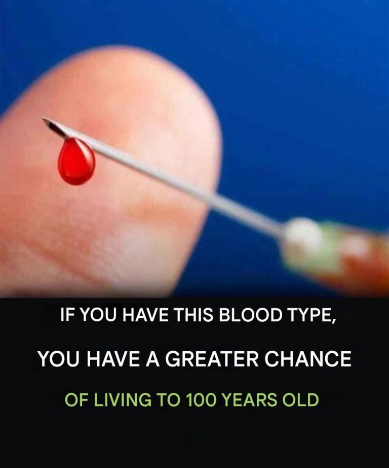 Studies indicate that people with this blood type are more likely to live to 100 years old.