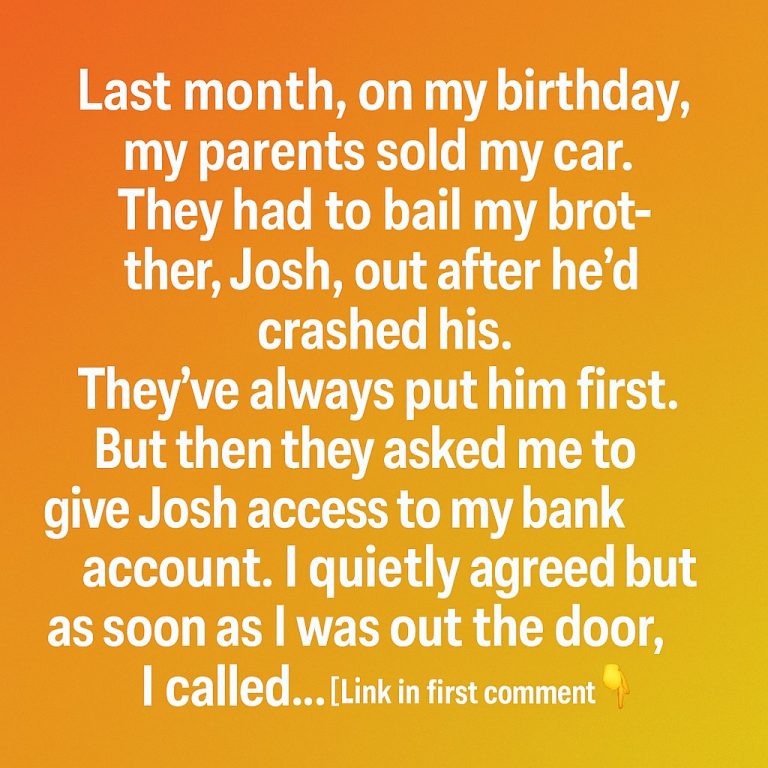 When My Parents Sold My Car to Save My Brother, I Learned This Lesson