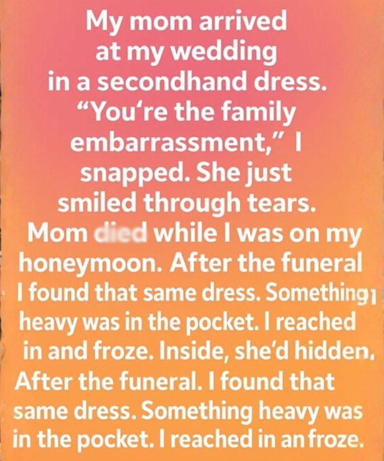 I Was Ashamed of the Dress My Mom Wore — What I Found After Her Funeral Broke Me