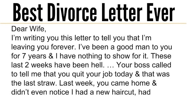 A Woman’s Reply To A Husband Eloping With Her Sister