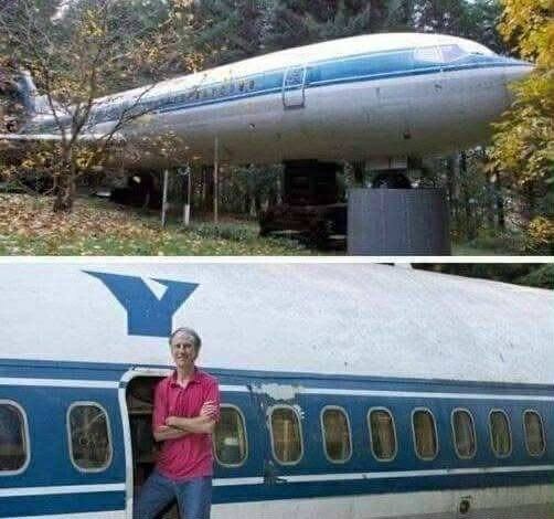 Wait Until You See Inside This Man’s Home, Which He Made Out of an Airplane