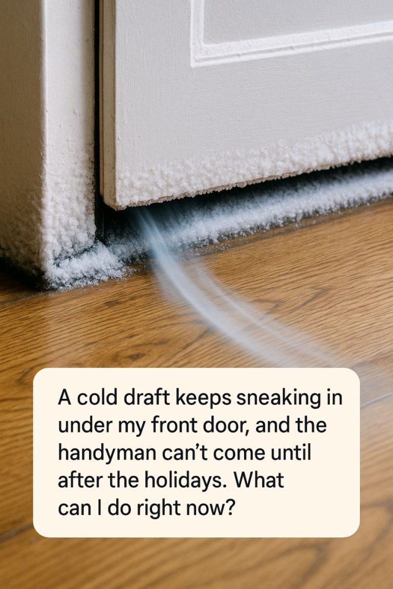 Quick Fixes for Cold Drafts: Keep Your Home Cozy Before the Handyman Arrives
