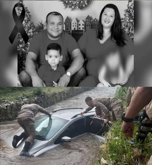 Family found in car in river they were with their m…