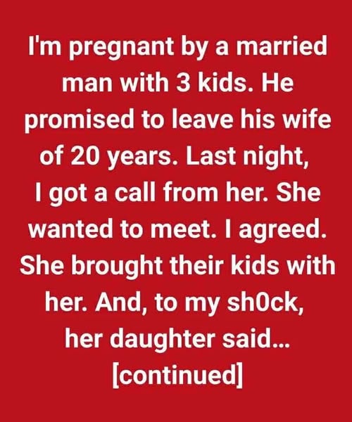 I’m a Homewrecker and Got Pregnant, Now His Wife Wants to Meet With a Bizarre Proposal