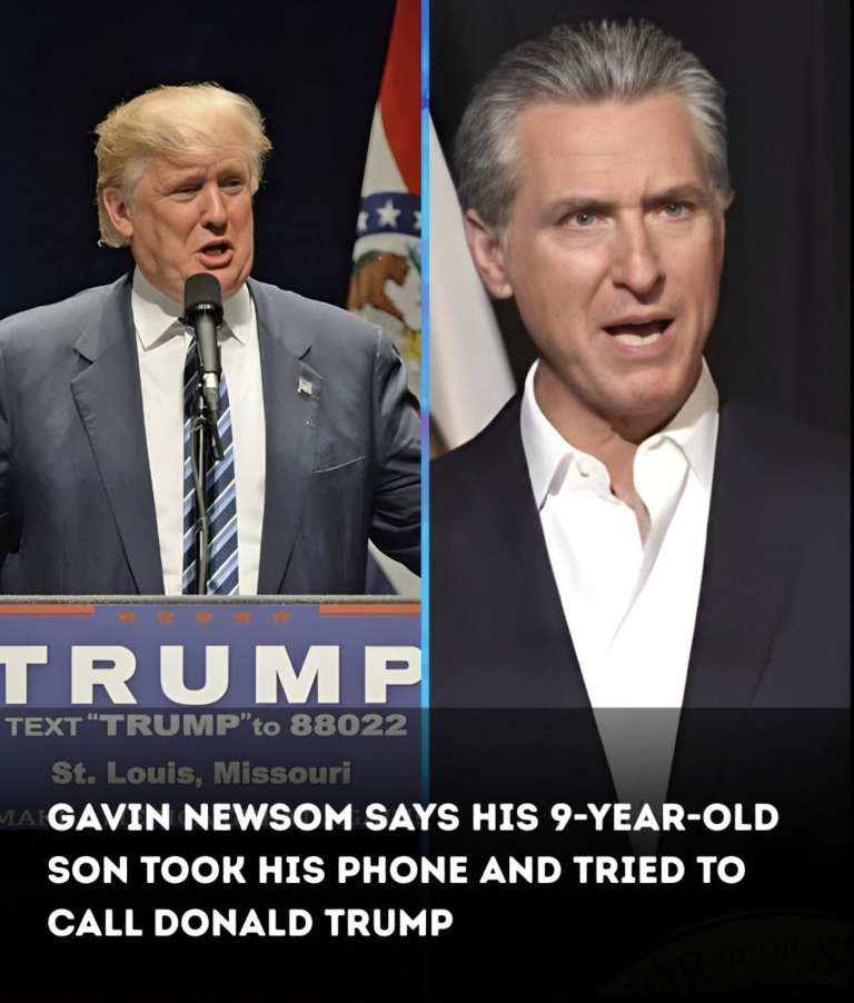 Gavin Newsom Says His 9-Year-Old Son Took His Phone and Tried to Call Donald Trump