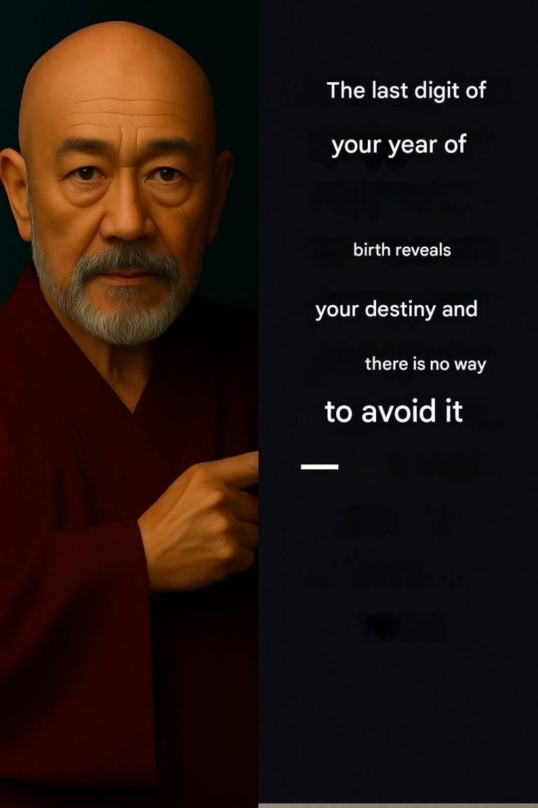 The last digit of your birth year reveals your spiritual destiny (and this is absolutely not a coincidence).