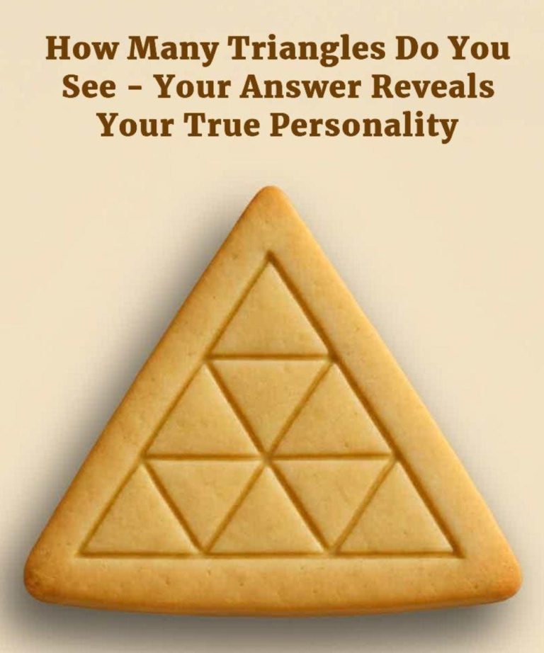 How Many Triangles Do You See – Your Answer Reveals Your True Personality