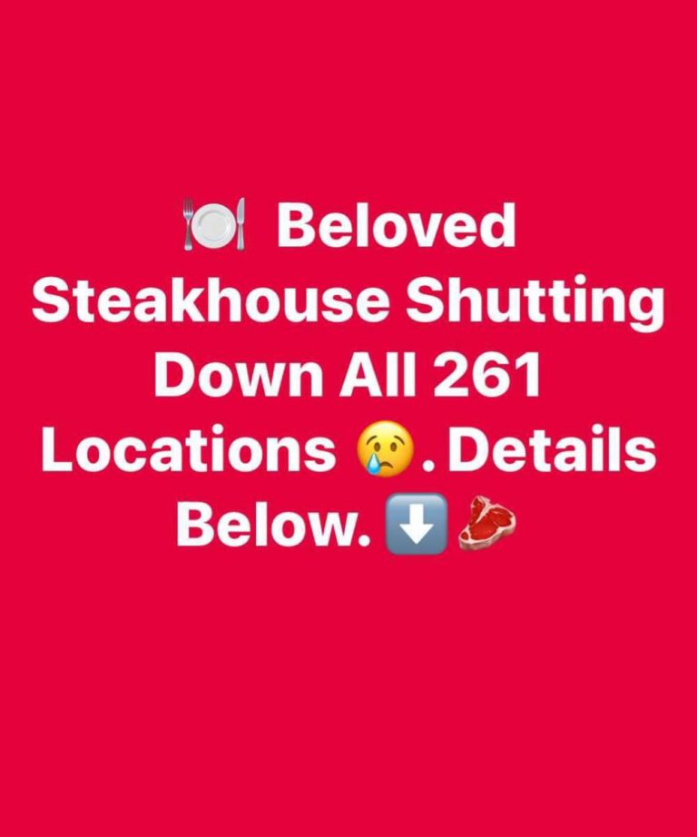 Popular Steakhouse Brand Announces Nationwide Operational Changes