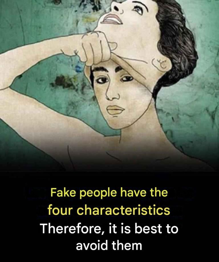 Fake people have the following 4 characteristics