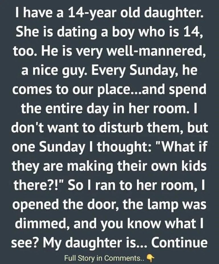 I opened my teenage daughter’s door — and stopped in sh0ck at what she was doing