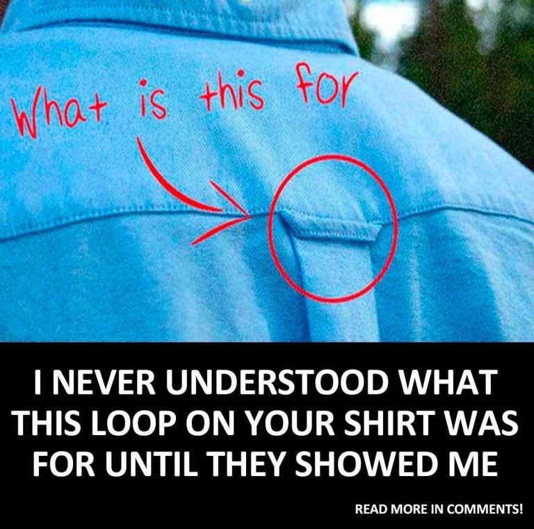 Ever Wondered Why Button-Down Shirts Have That Loop on the Back? Here’s the Surprising Reason