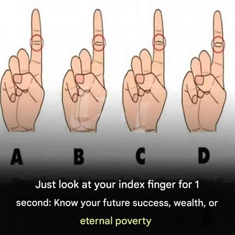 What does your index finger reveal about you?