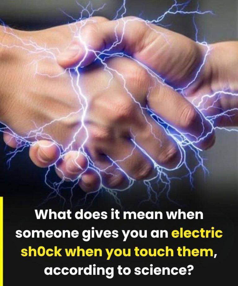 Why do we feel an electric sh0ck when we touch another person? Science explains.