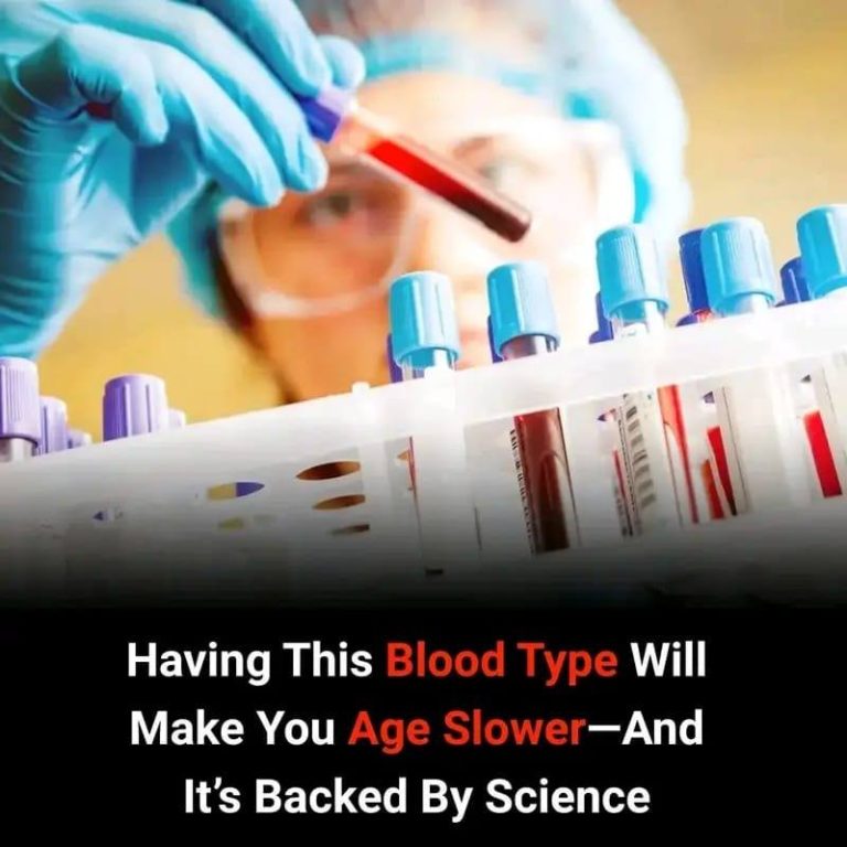 Having This BL00D Type May Help You Age Slower