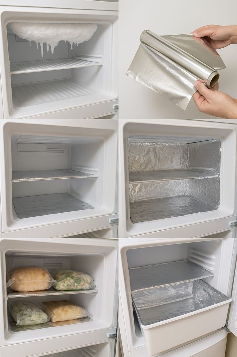 Aluminum foil in the freezer: a simple tip to save money