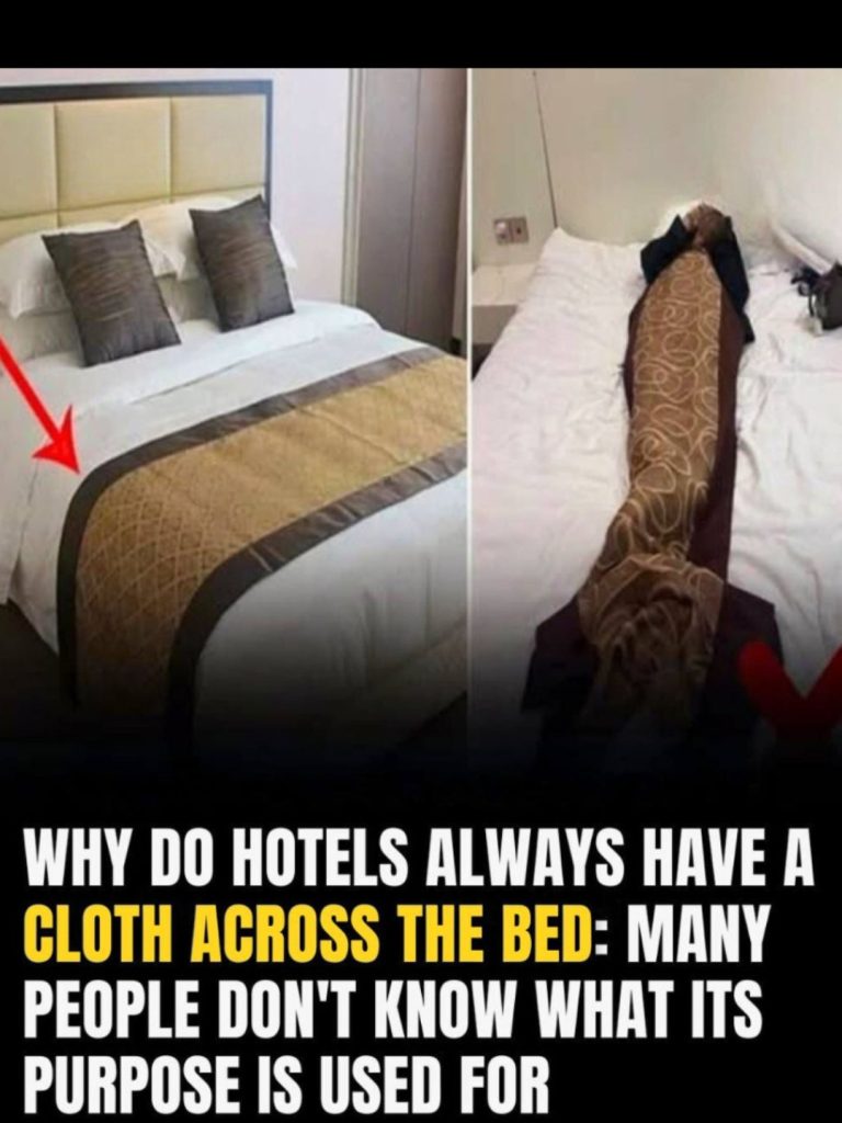 🛏️ What’s the Purpose of the Fabric Strip Across Hotel Beds? (It’s Not Just for Looks!) 🌟