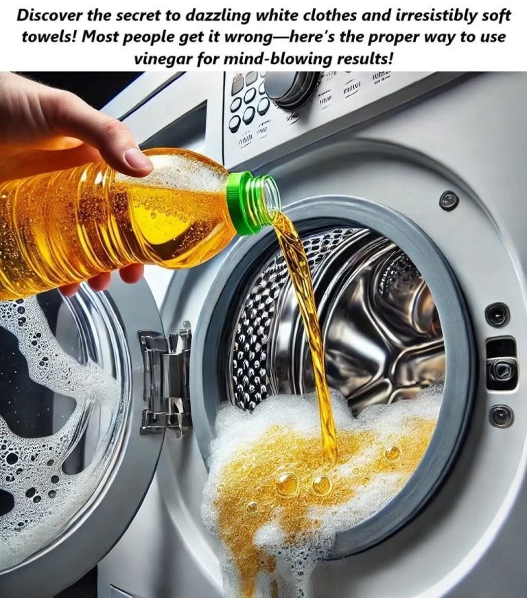 Vinegar is the key to whiter whites and softer towels, but most use it wrong. Here’s the right way to use it