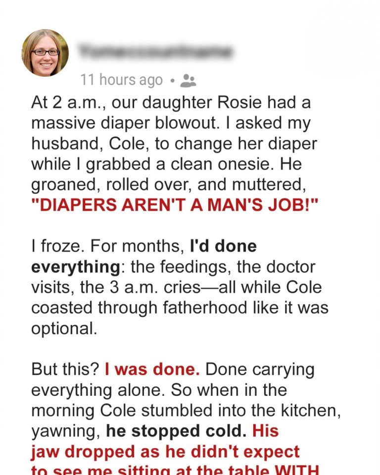 My Husband Refused to Change Our Baby’s Diapers Because ‘It’s Not a Man’s Job’ – So I Gave