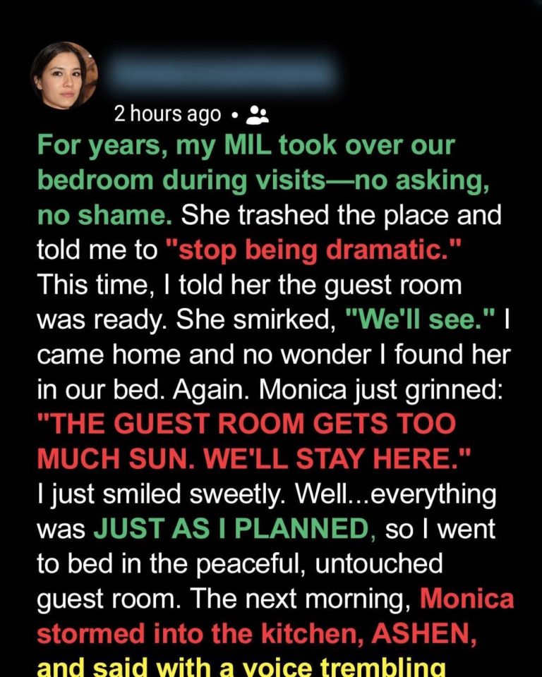 She Made Our Home Her Throne — So I Set a Trap She Didn’t See Coming