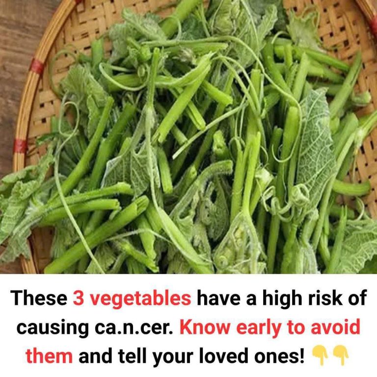 These 3 vegetables have a high ris:k of causing ca.n.cer. Know early to avoid them and tell your loved ones!
