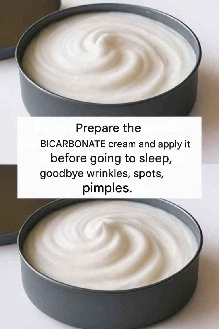 Prepare your baking soda cream before going to sleep: goodbye wrinkles, spots, pimples