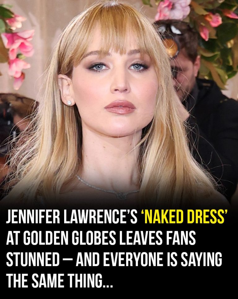 Jennifer Lawrence Stuns in Sheer Gown at the Golden Globes