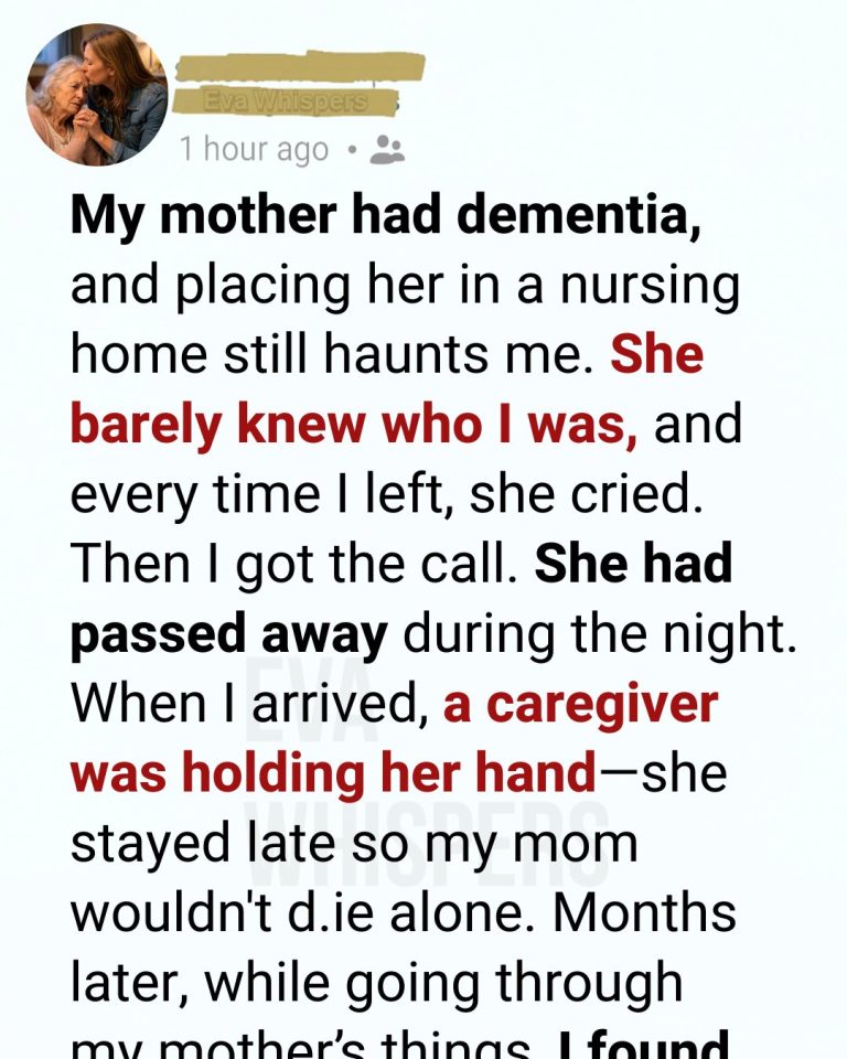 I Left My Mother in a Nursing Home… and Learned the Truth Too Late