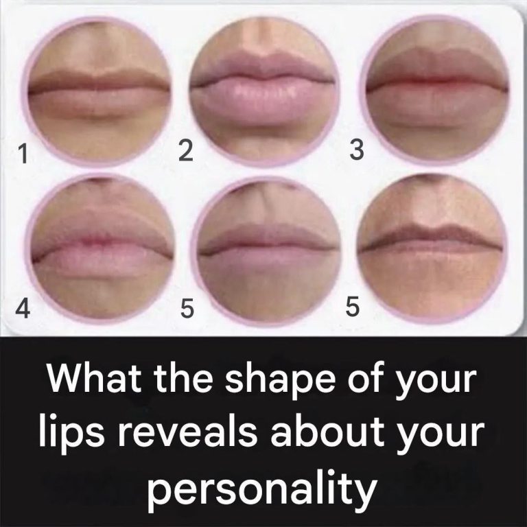 The secret of your personality can be read on your lips.
