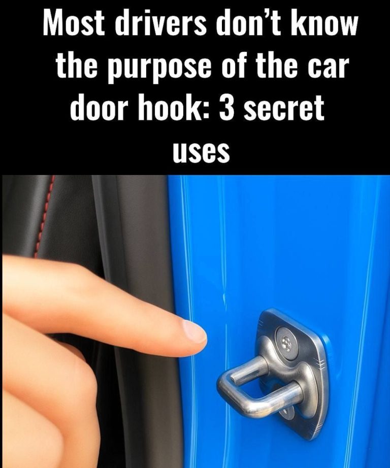 The hook on the car door: 3 unexpected uses
