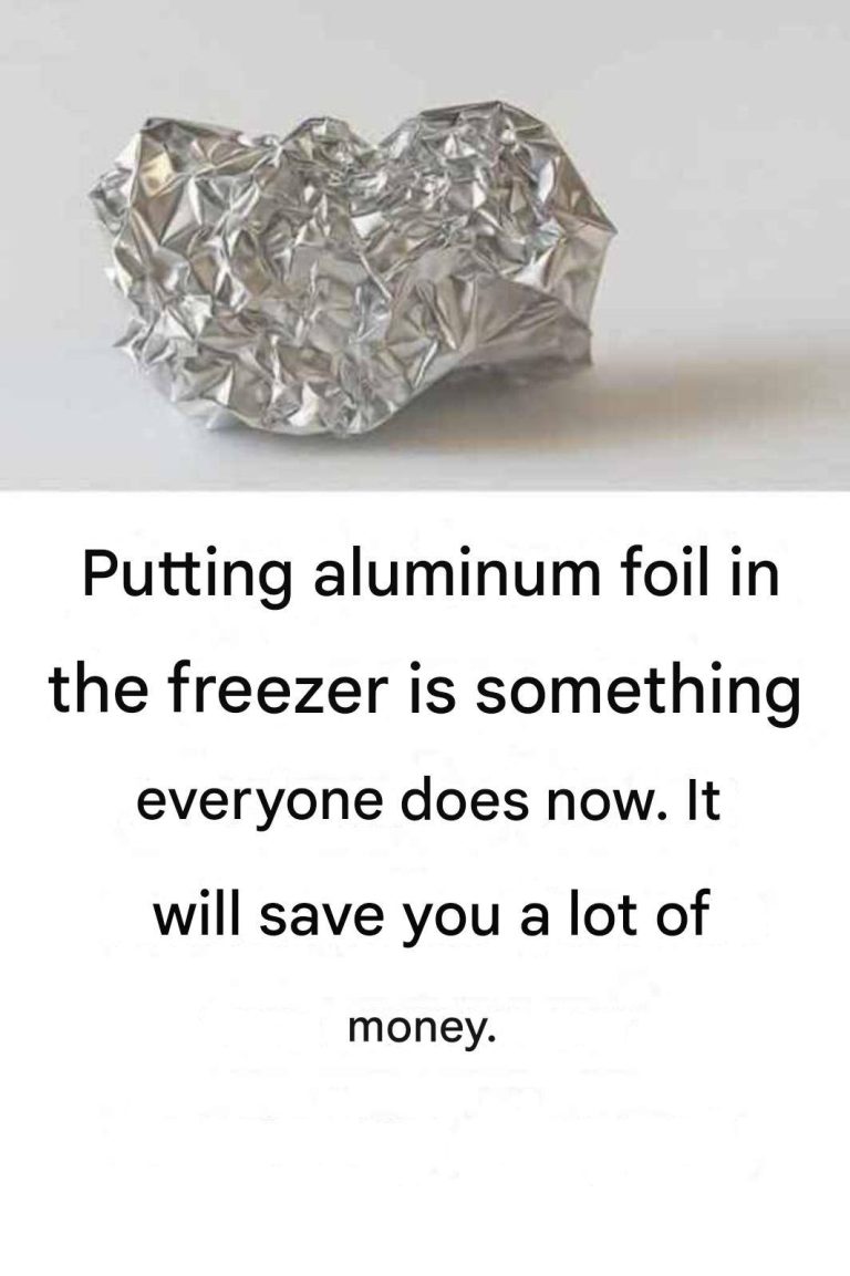 The aluminum foil trick in the freezer: does it really work?