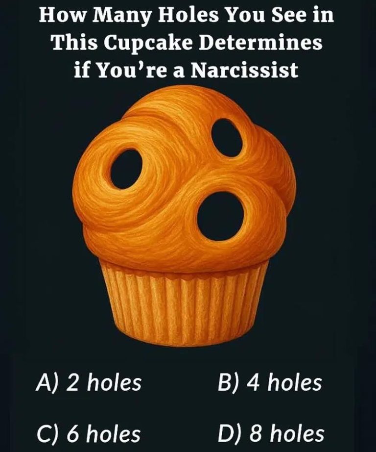 How Many Holes You See in This Cupcake Determines if You’re a Narcissist