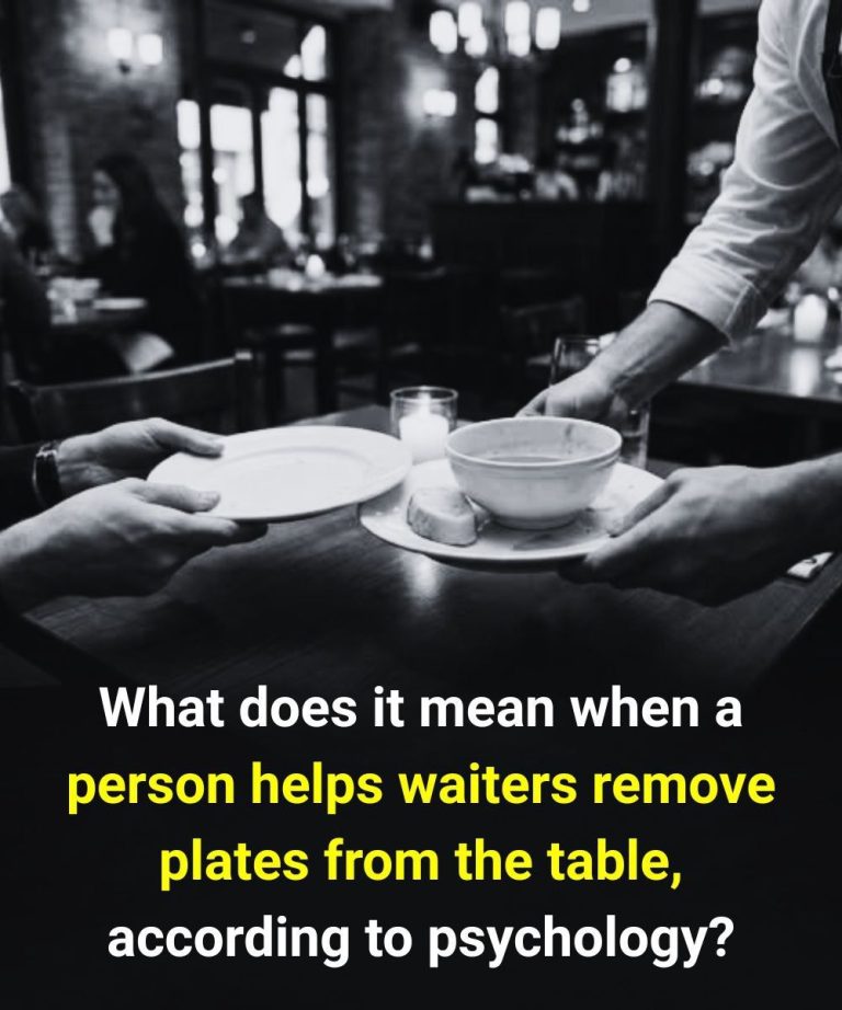 Introvert or Extrovert When Someone Helps Waiters Clear Plates? Psychology Explains
