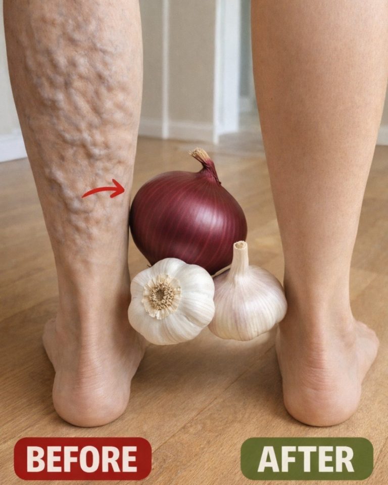 Banish Pesky Veins: The Kitchen Secret Using Onion, Garlic, and Vinegar