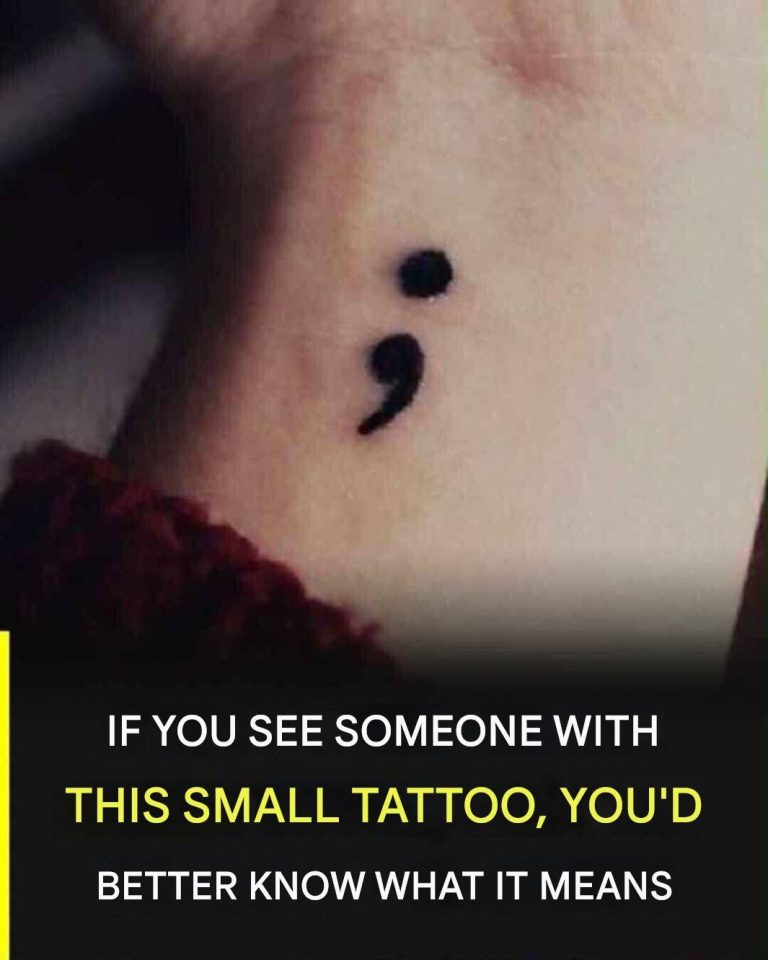 The small tattoo that hides a powerful message: do you know what it means?