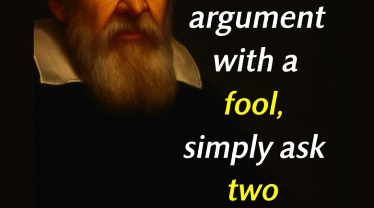 Galileo Galilei: The smartest way to win an argu:ment with a fool (and other lessons for a strong mind)