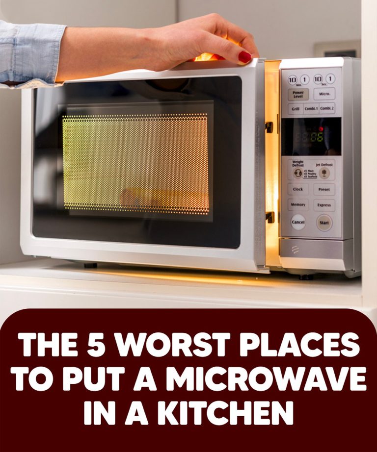The Places Where You Should Never Put Your Microwave in The Kitchen