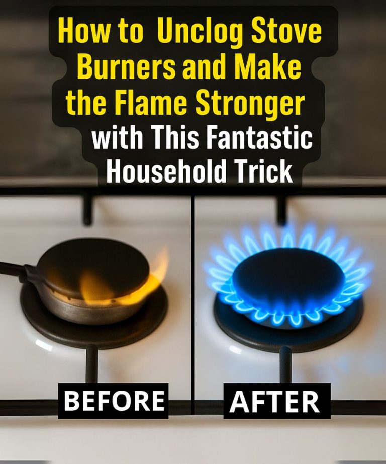 How to unclog stove nozzles and make the flame stronger with this homemade trick
