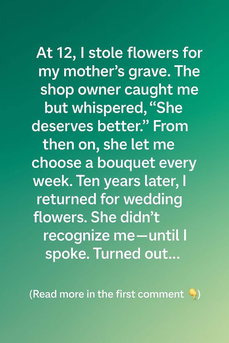 The Flower Shop Owner Who Changed a Grieving Boy’s Life