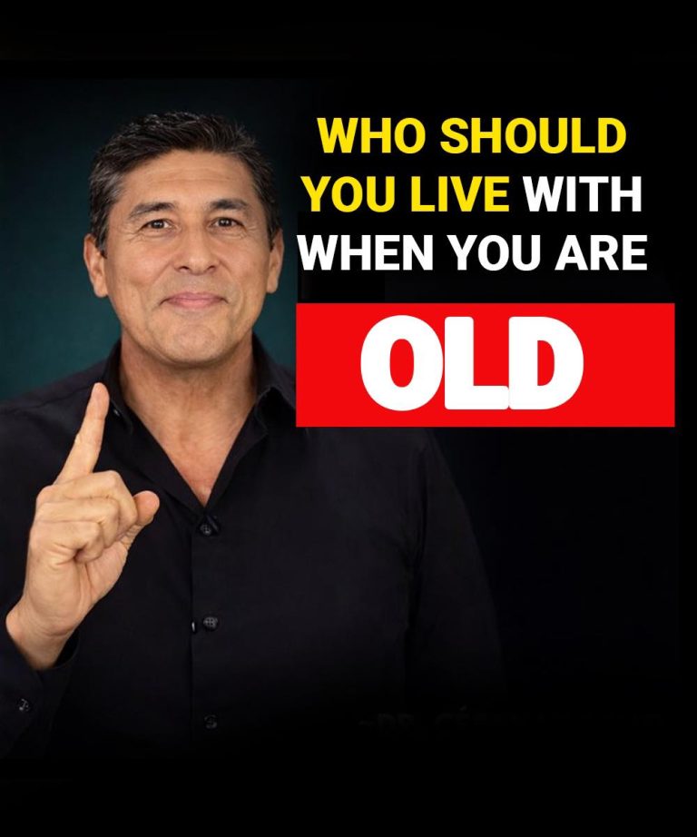 Especially after 60: Who should an older person live with?