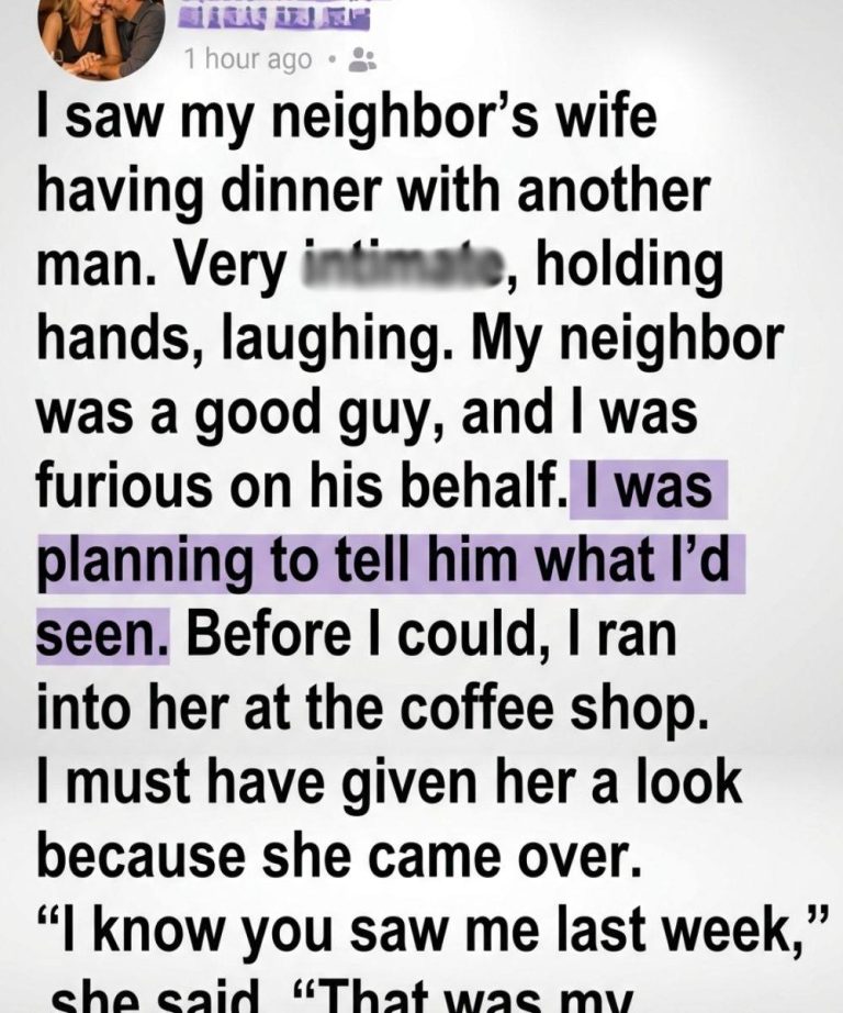 The Sh0cking Truth About My Neighbor’s Wife That Changed Everything