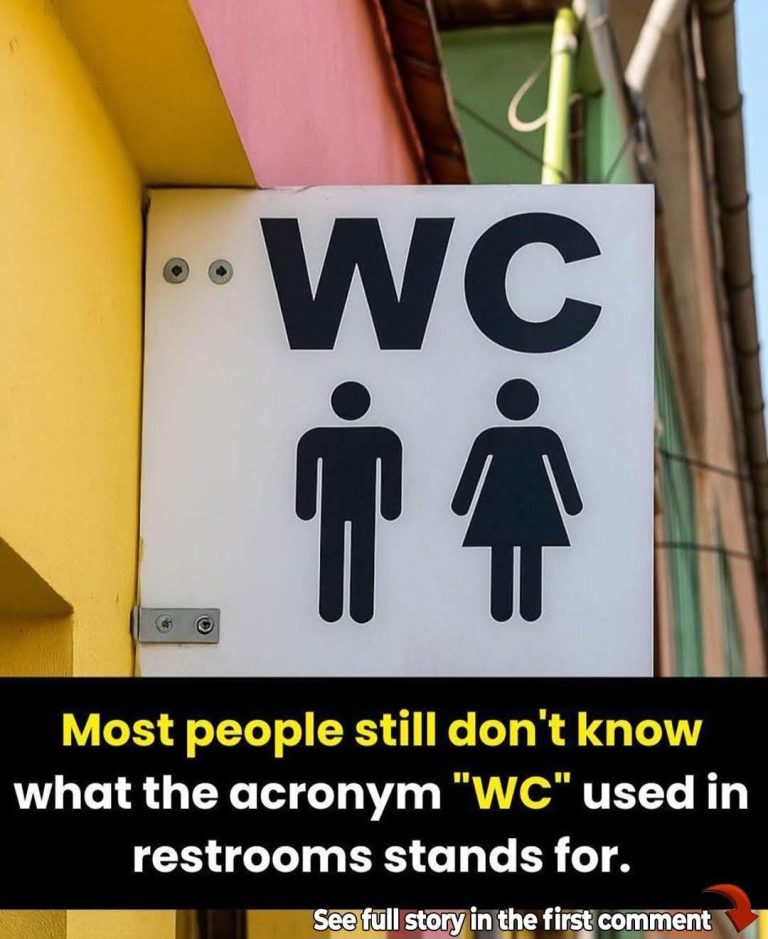Some people are only now realizing what the “WC” sign stands for on washrooms